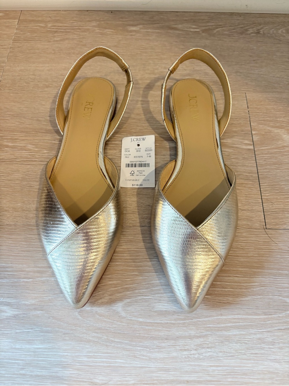 J Crew Factory Gold